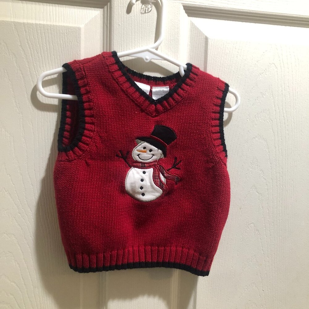 Snowman Holiday Sweater Vest